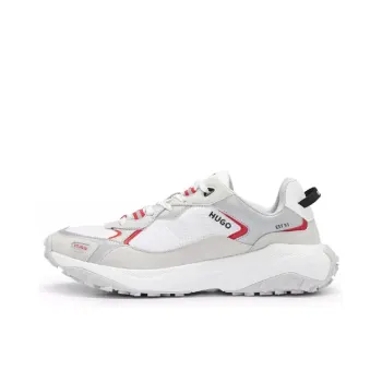 HUGO BOSS Low-Top Sports Casual Shoes Men's White Red