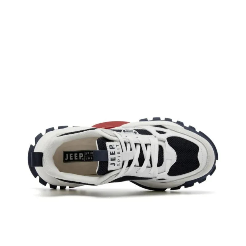 JEEP SPIRIT Slip Resistant, Abrasion Resistant, Breathable, Height Increasing Low Top Casual Shoes Unisex-42