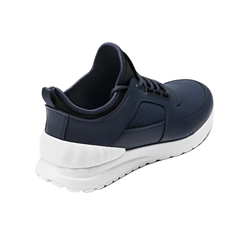 Ecco Yayue Lite Model Low Top Sports Casual Shoes Men's Ocean Blue-3