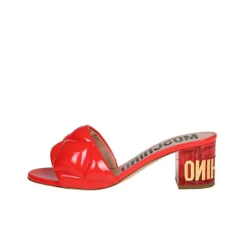 MOSCHINO Slide Slippers Women's Red