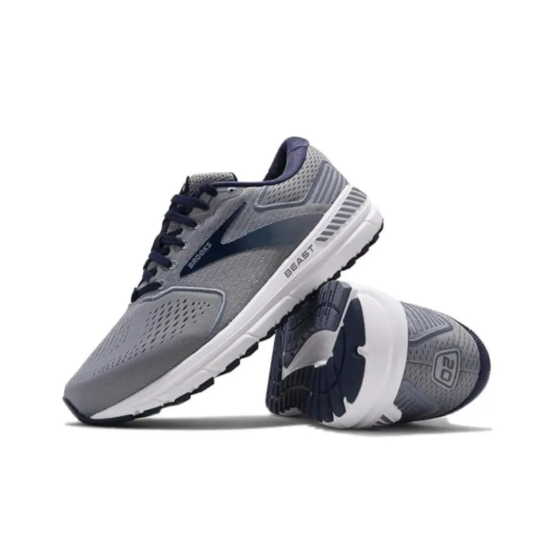 Brooks Beast 'Grey Navy White'-3
