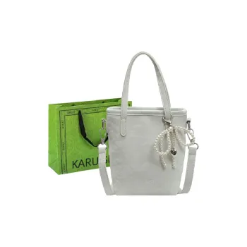 KARUISHA Pu Shoulder Bag Women's Black/White/Silver/Green