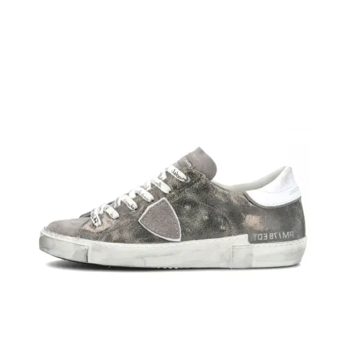 PHILIPPE MODEL Skateboard Shoes Women's Low-Top Gray