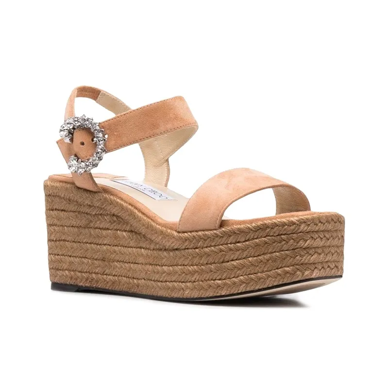 Jimmy Choo Mirabelle Strap Sandals Women's Light Brown-2