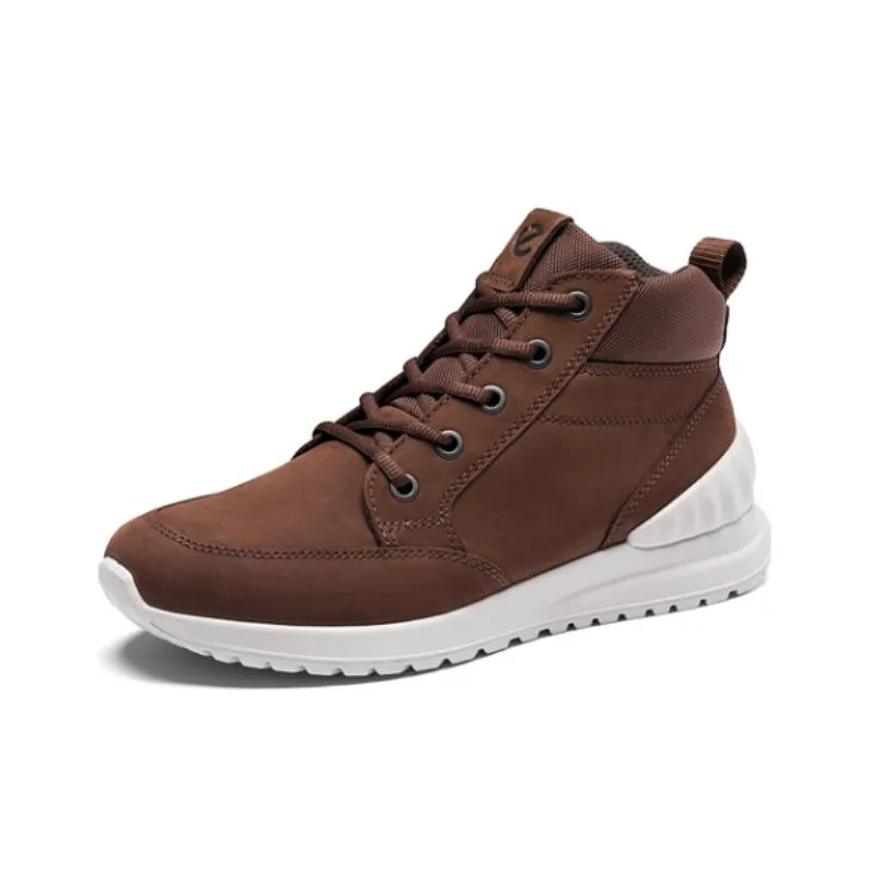 Ecco Elegant Light Collection Mid Top Chunky Sneakers Men's Terracotta-1