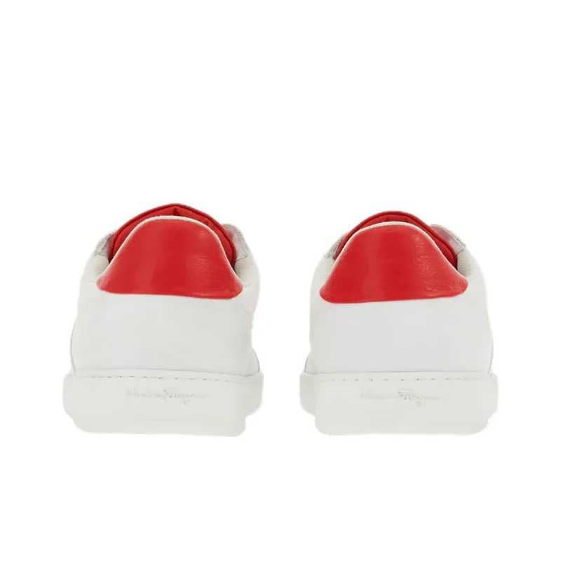 FERRAGAMO Logo-debossed Low-top Sneakers-3