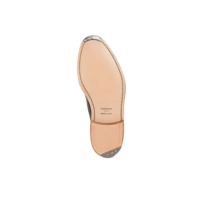 THOM BROWNE Varsity Slip-on Penny Loafers-4