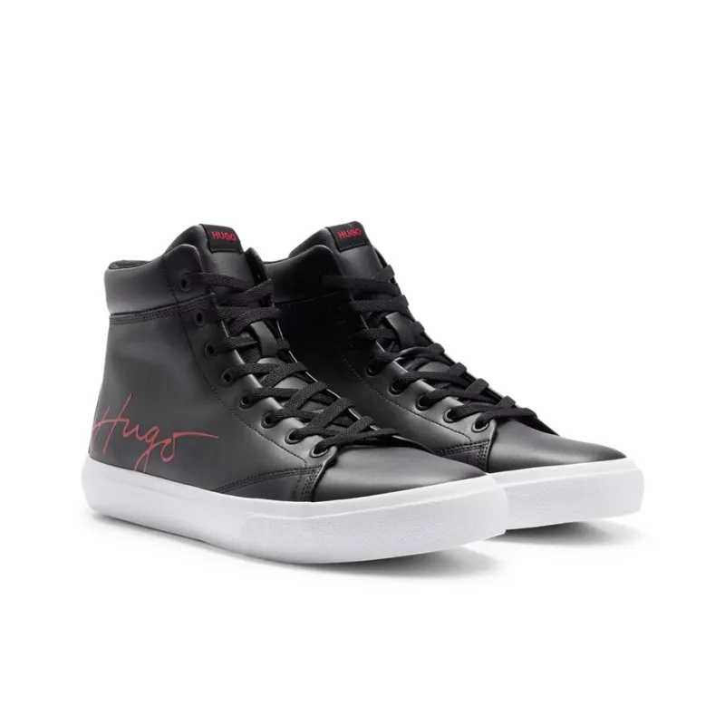 HUGO BOSS Stylish Skateboarding Shoes Men's Black-2