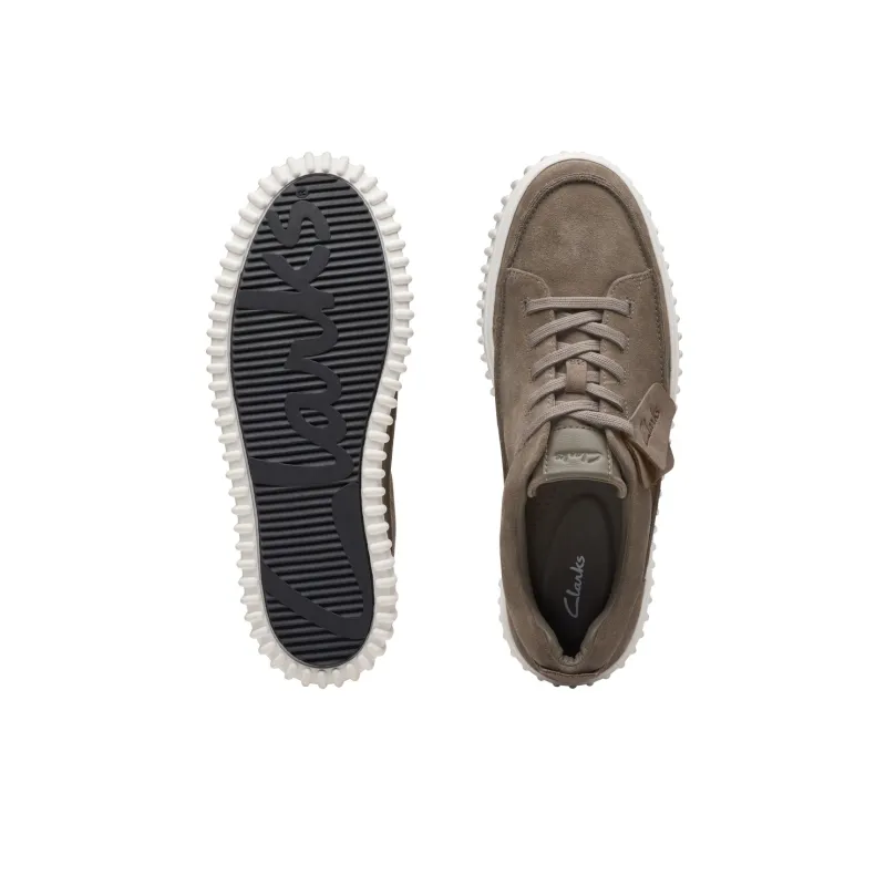 Clarks Low Top Skateboard Shoes Men's Gray-3