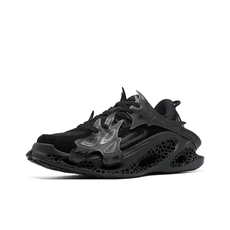 PEAK Casual Shoes Men Low Top Black-2