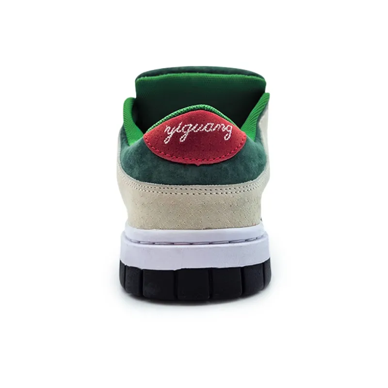 I'm Shopping The Wizard Of Oz Anti Slip Wear Resistant Low Top Casual Skateboard Shoes Unisex Red Green Multicolor-2