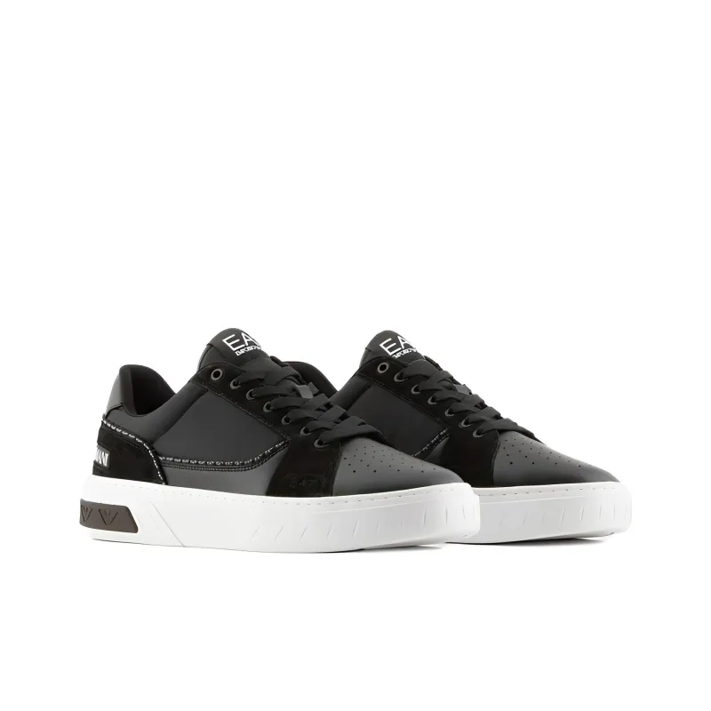 Ea7 EMPORIO ARMANI Lace-up Leather Sneakers-2