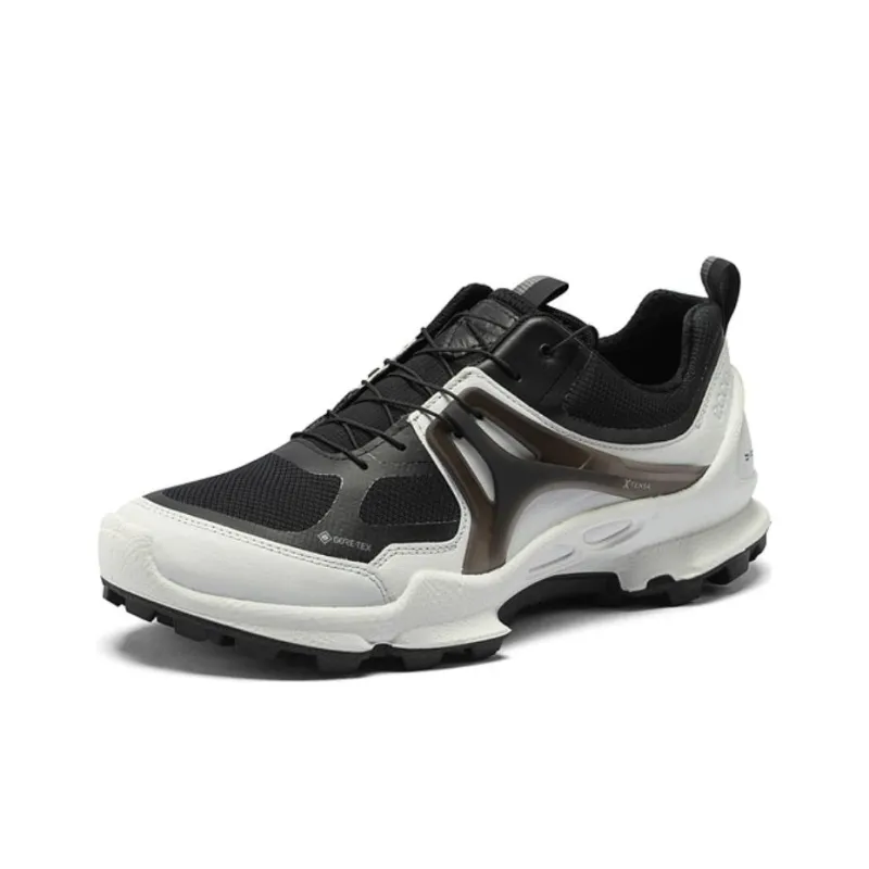 Ecco Low-Top Chunky Sneakers Black White-1
