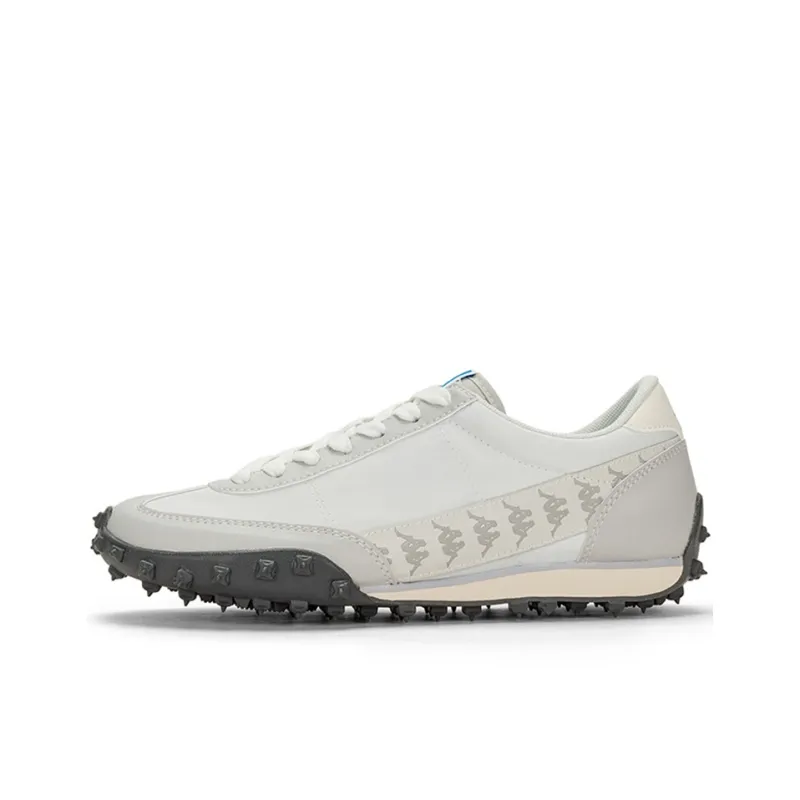 Kappa Anti Slip Wear Resistant Low Top Casual Running Shoes Unisex Glacier Gray-0