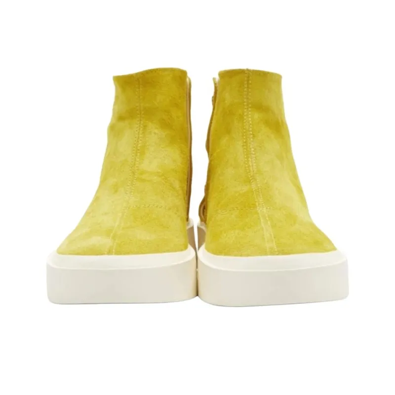 Fear Of God High Top Casual Shoes Unisex Yellow-2