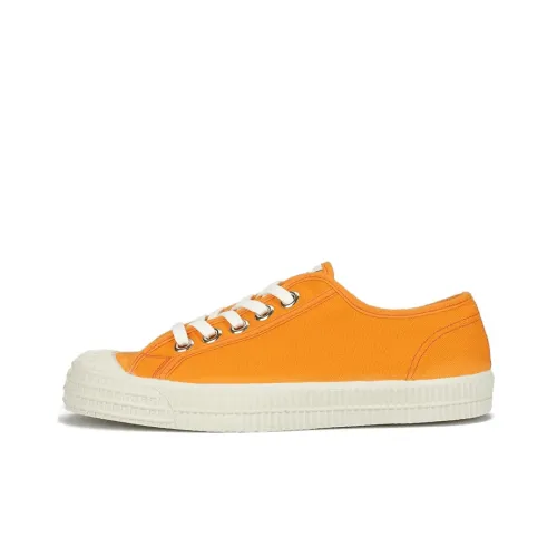 Novesta Canvas Shoes Unisex Low-Top Orange