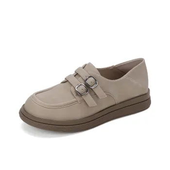GEMEIQ Loafers Women's Beige/Milk Tea