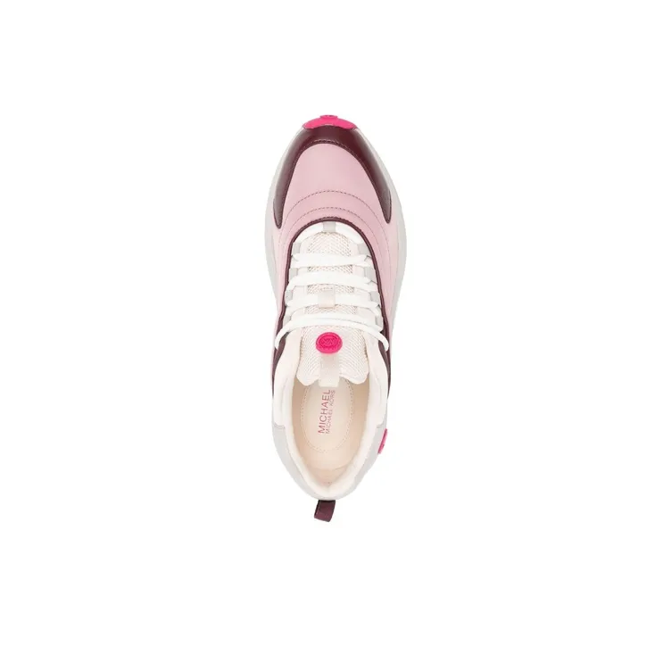 MICHAEL KORS Wear-Resistant Low-Top Casual Shoes Women's Pink White Red-3