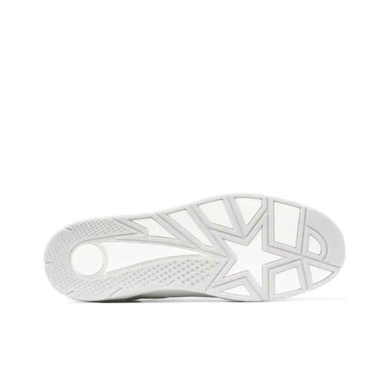 Jimmy Choo Florent Slip Resistant Low Top Skateboard Shoes Men's Silver-4