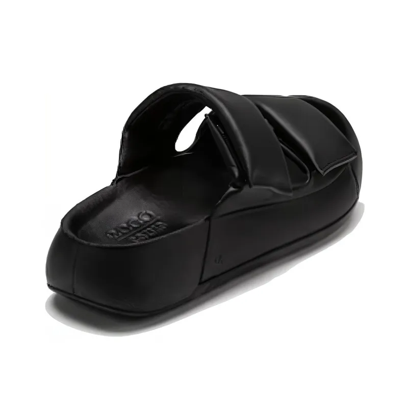 Ecco Slide Slippers 4.5cm Women's Black-1