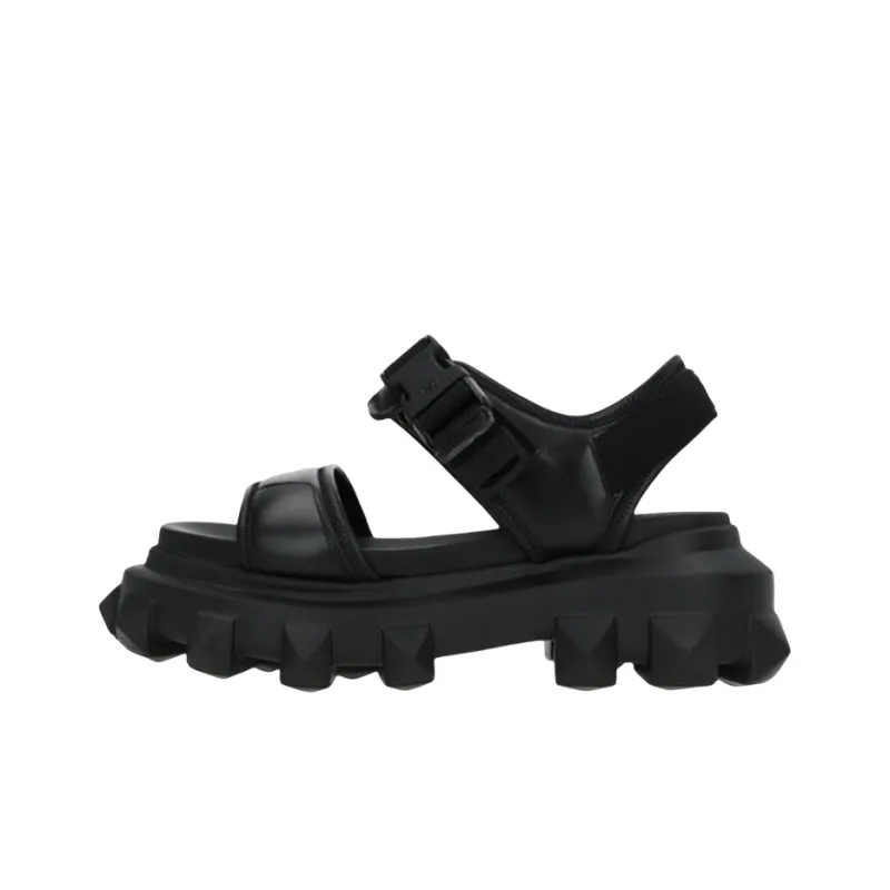 Valentino Beach Sandals Women's Black-0