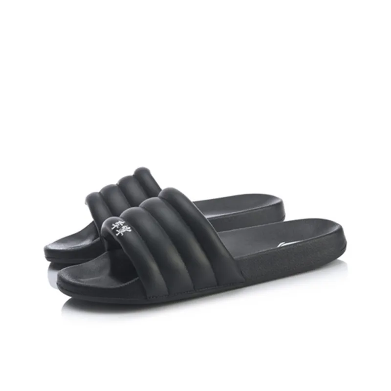 LiNing Quiet Slide Slippers Men's Black-2