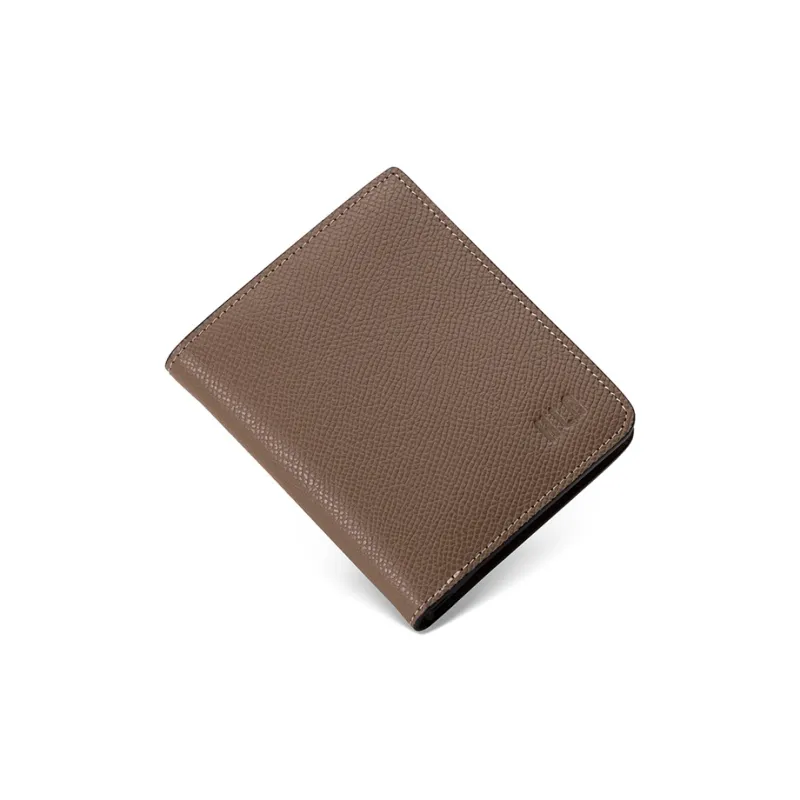 HLA Cow Leather Wallet Card Holder, Wallet, Wallet Men's Brown-1