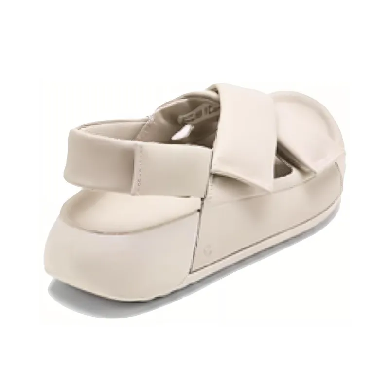 Ecco Beach Sandals Women's Lime Gray-2