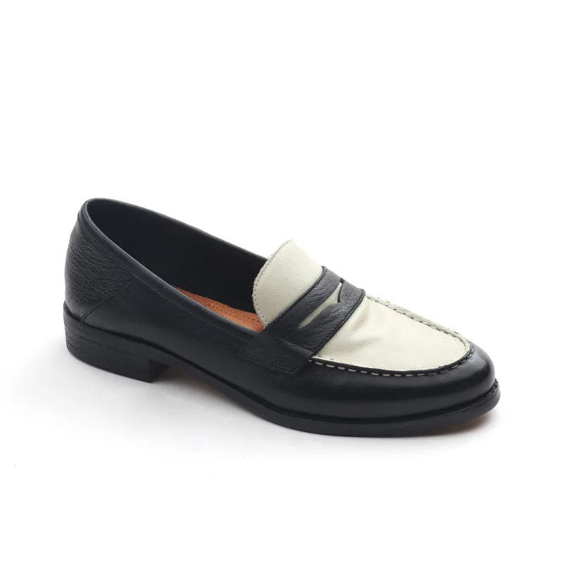 Kacey Devlin Loafers Women's Black, White-3