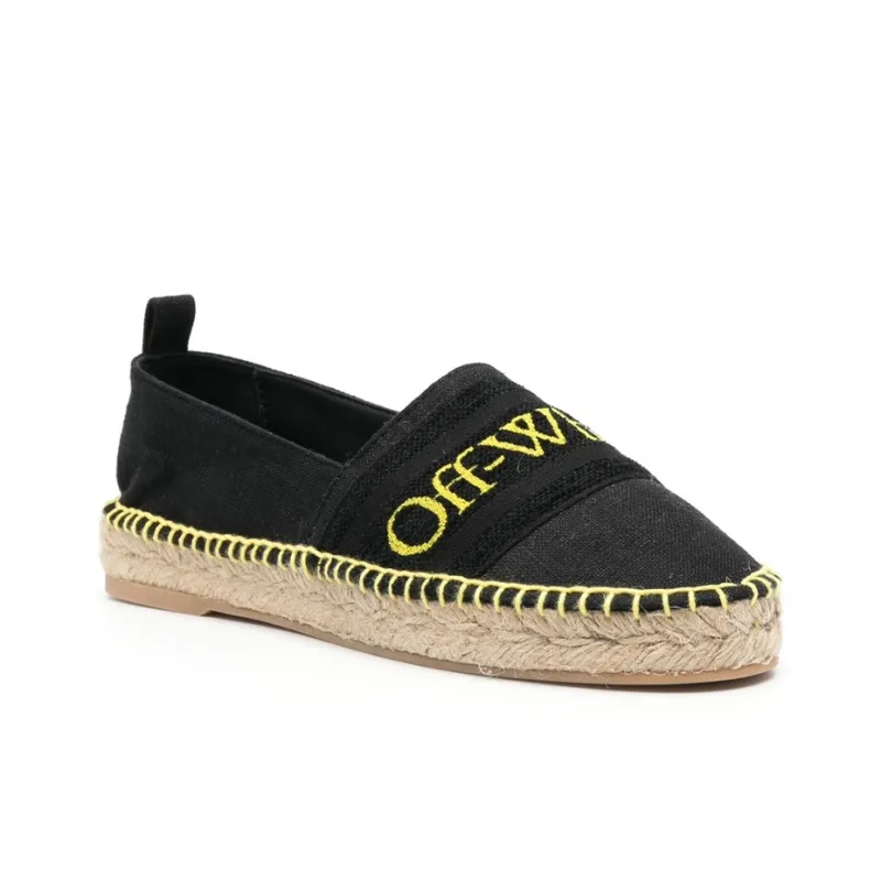 OFF WHITE Logo embroidered Espadrilles Women's-2