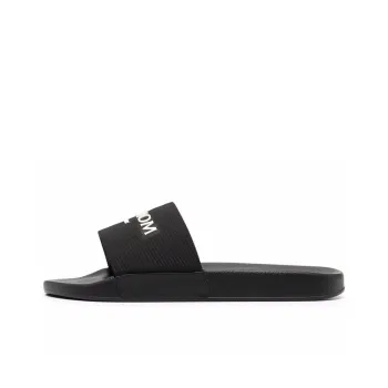 Moncler Basile X Moncler Pool Slide 'Logo Print - Black'