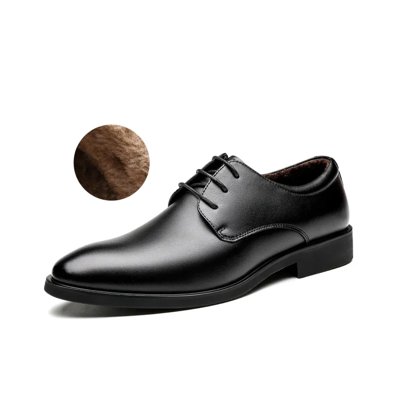 CHINT Dress Shoes Men Low Top Black-0