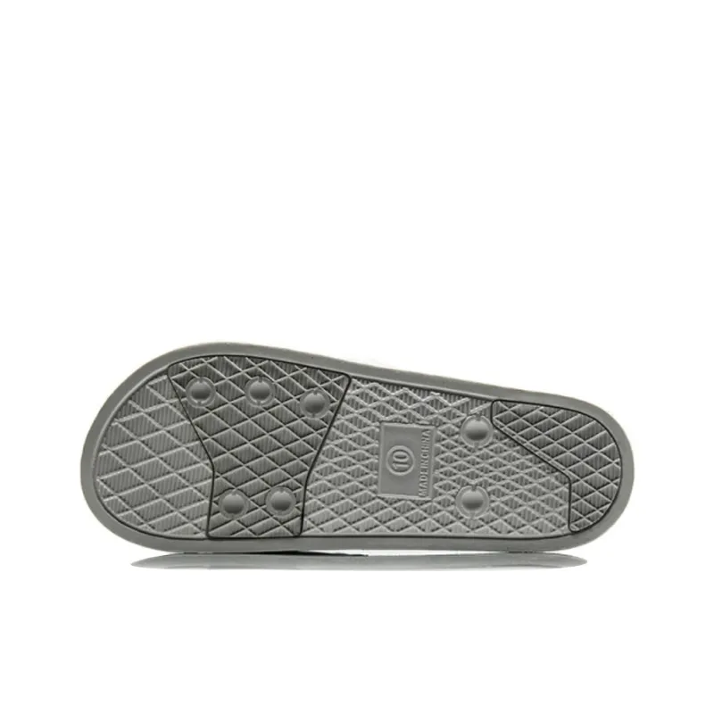 LiNing EVA Quiet Slide Slippers Men's White-4