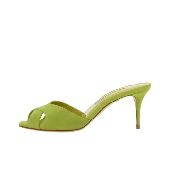 MANOLO BLAHNIK Stylish Sandal Women's Green