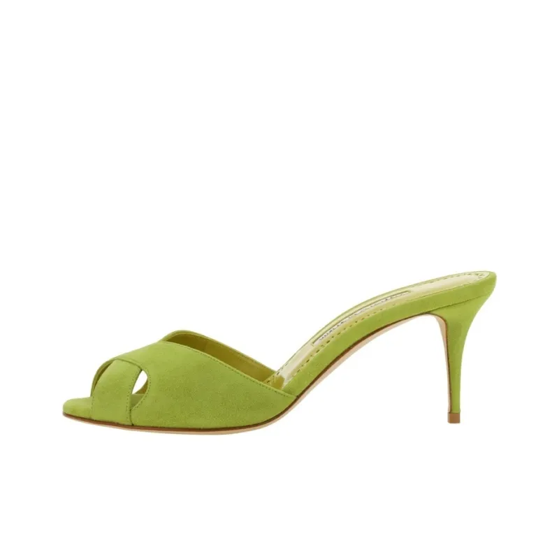 MANOLO BLAHNIK Stylish Sandal Women's Green-0