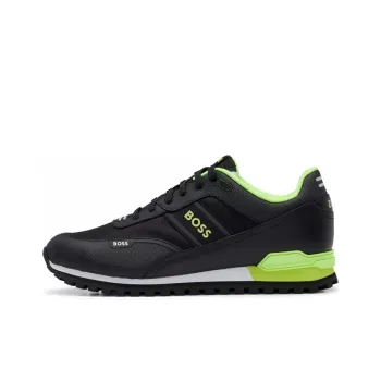 HUGO BOSS Wear-Resistant Low-Top Sports Casual Shoes Men's Black
