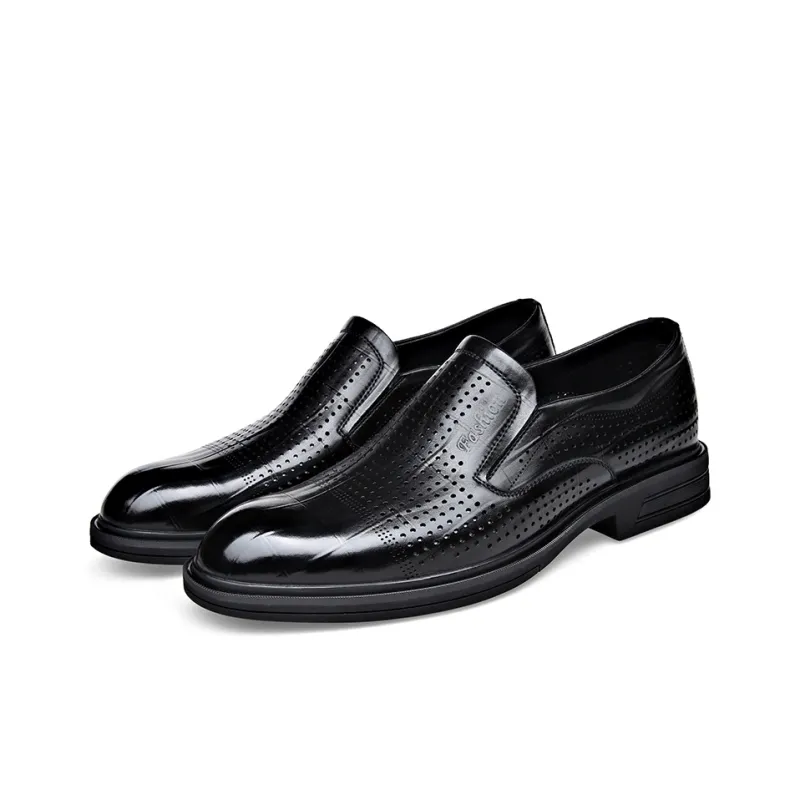 SHUPATE Dress Shoes Men Low Top Black, Brown-2