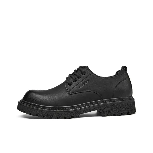 MEXICAN Men's Casual Shoes Men Low Top Black, Dark Coffee