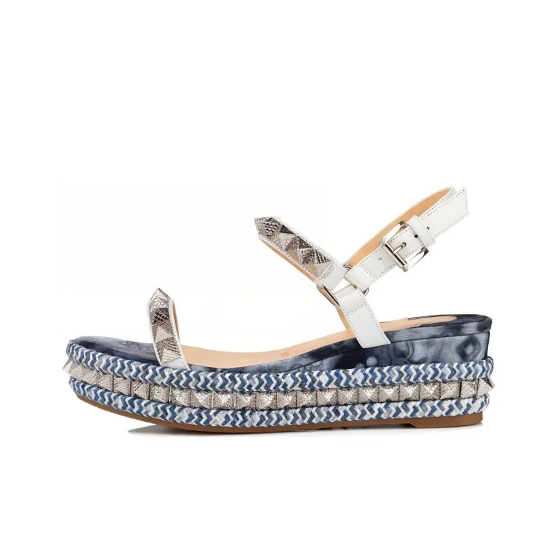 CL Pyraclou Fashion Sandal Women's Denim Blue-0