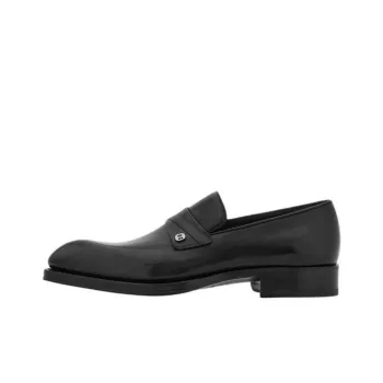 FERRAGAMO Tramezza Almond toe Leather Loafers
