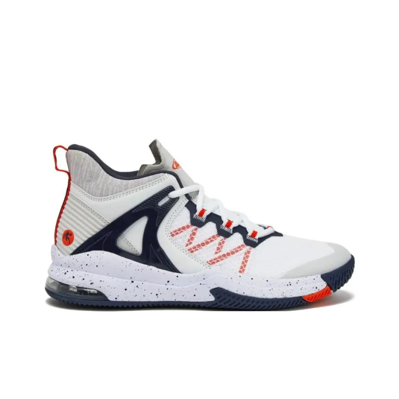 AND1 Cushioning Wear-Resistant Low-Top Basketball Shoes Men's White-1