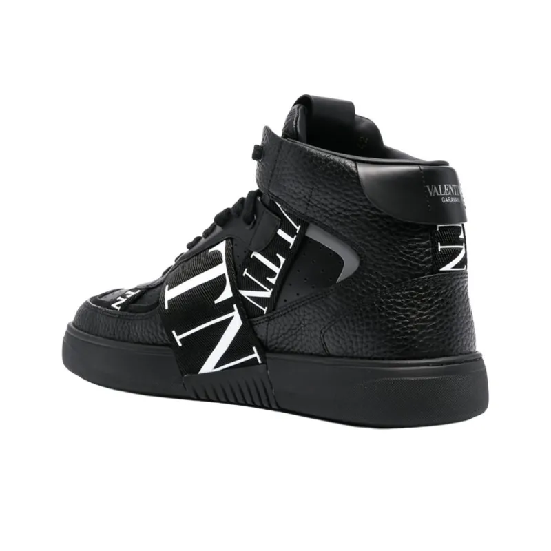 Valentino VL7N High Top Stylish Skateboarding Shoes Men's Black-2