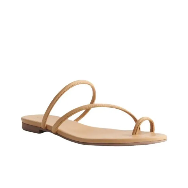 REFORMATION Abrasion-Resistant Slide Slippers Women's Light Yellow-2