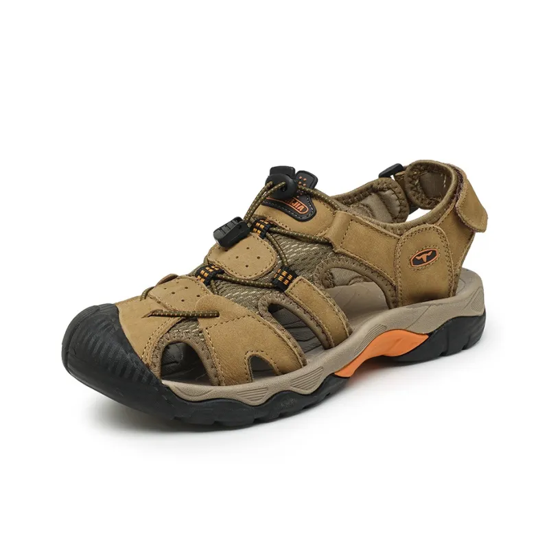 G.N.SHIJIA River Trekking Shoes Men Gray Blue/Earth Yellow-12