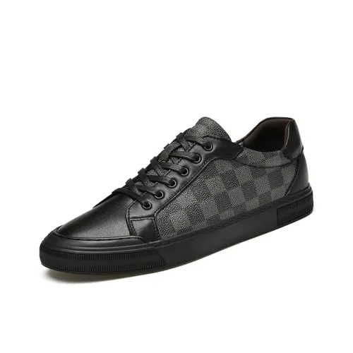 LAORENTOU Men's Casual Shoes Men Low-Top