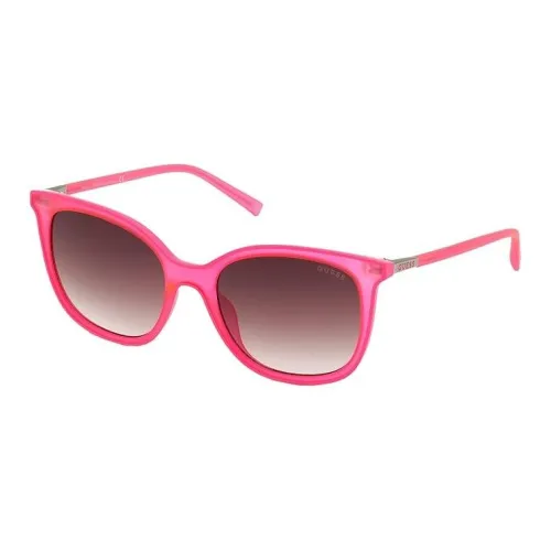 GUESS Square Sunglasses Women's Pink