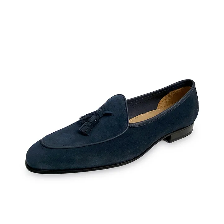 ANTONIO BAREZZI 2024 Summer Men's New Arrival Yuppie Style Pre-Cow Leather Belgian Loafers-9
