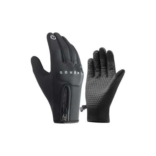 ROCKBROS Riding Equipment Cycling Glove Outdoor Unisex Polar Fleece S/M/L/XL/XXL Black