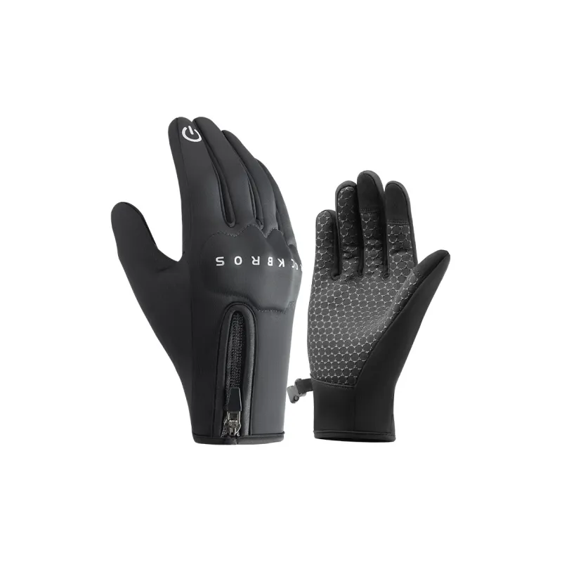 ROCKBROS Riding Equipment Cycling Glove Outdoor Unisex Polar Fleece S/M/L/XL/XXL Black-0