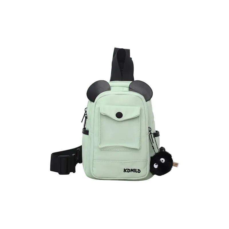 ERANGBEAR Nylon Shoulder Bag, Crossbody Bag Trumpets Women's White/Pink/Blue/Green/Khaki/Black-5